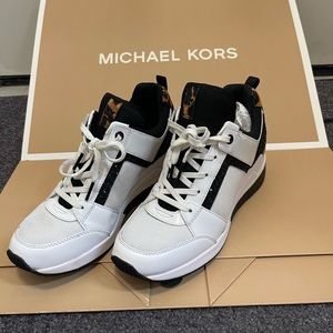 MICHAEL KORS Georgie Mixed-Media Trainer
